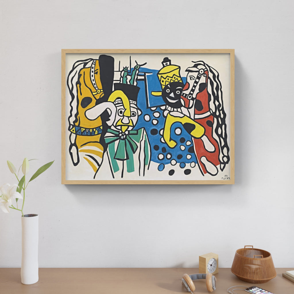 Whimsical Parade - Clowns and Horses