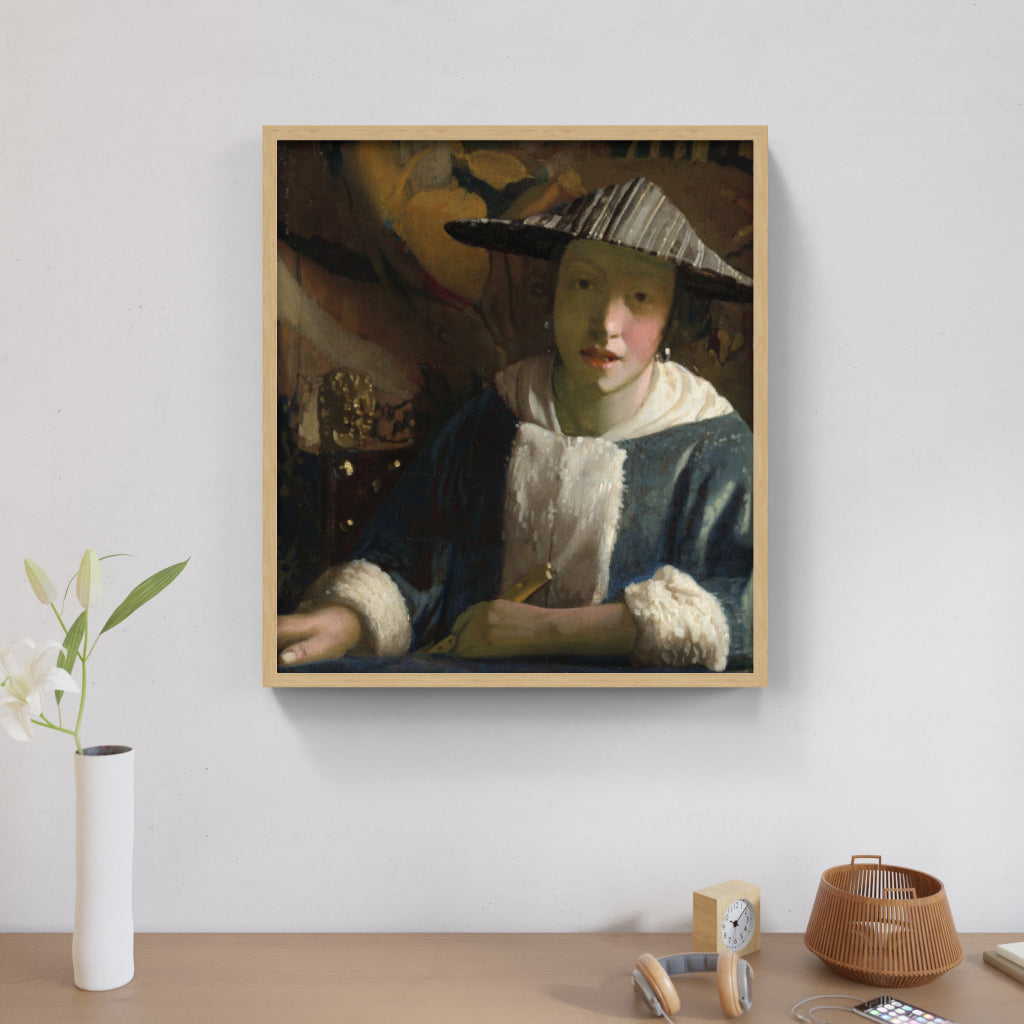 Timeless Elegance - Girl with a Flute