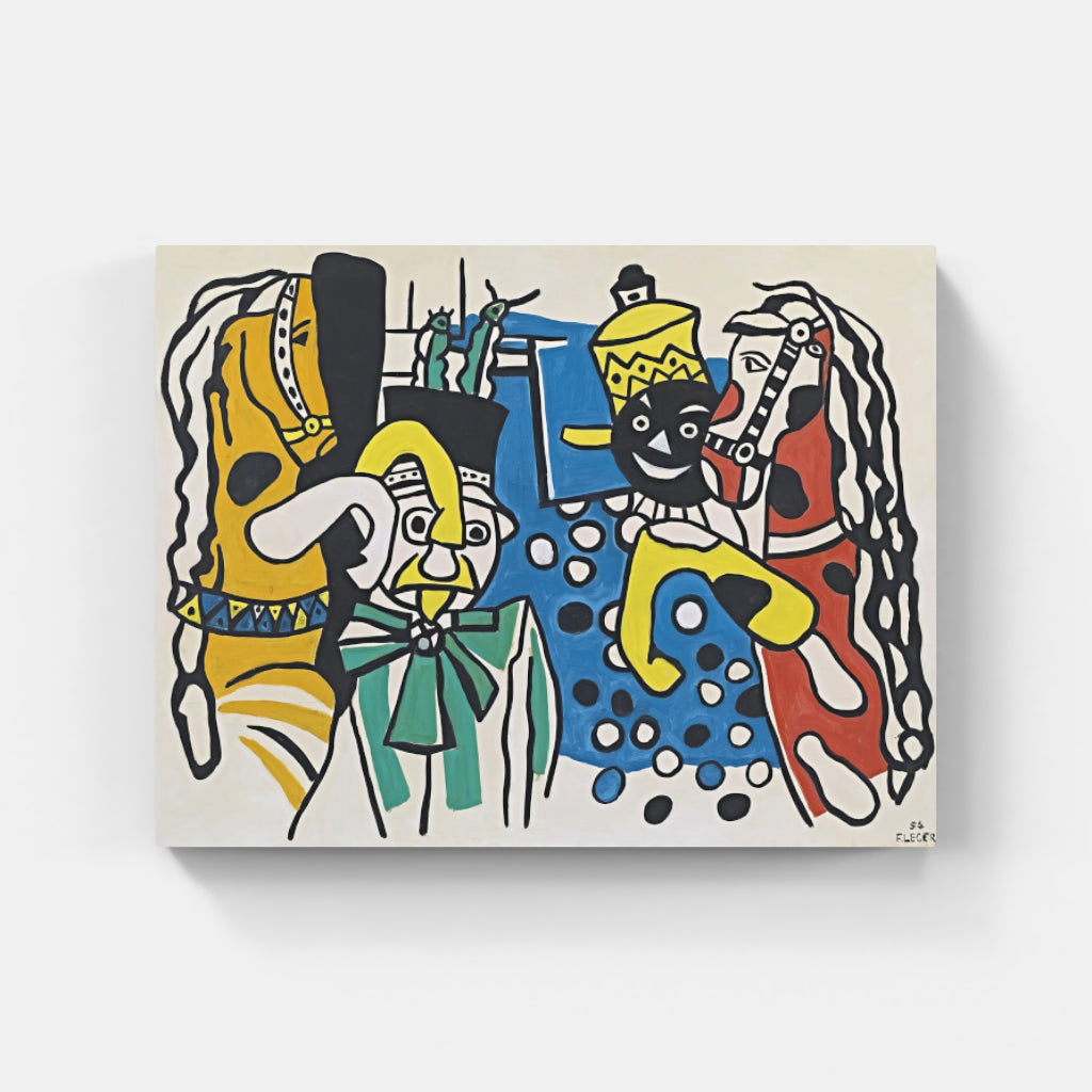 Whimsical Parade - Clowns and Horses