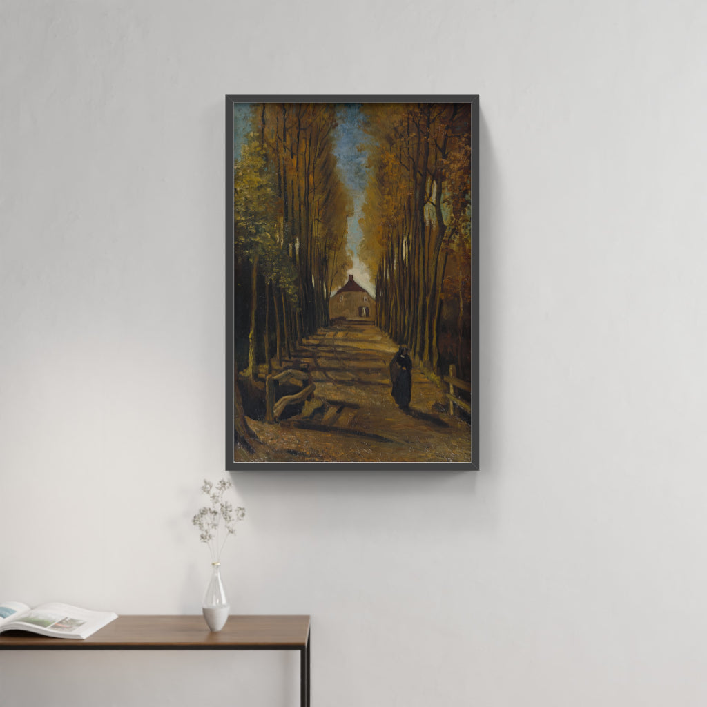 Autumn Elegance - A Path of Golden Dreams