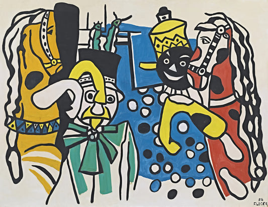 Whimsical Parade - Clowns and Horses
