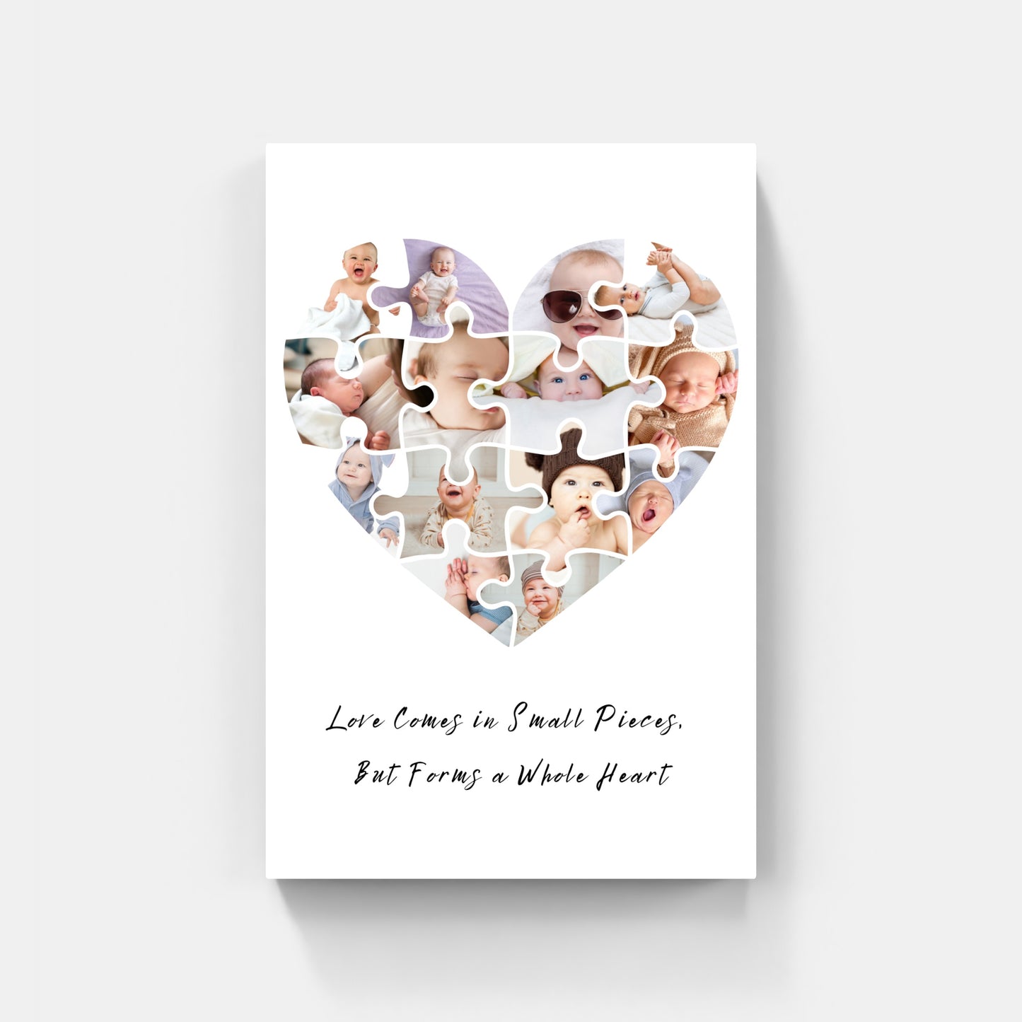 Personalized Puzzle Heart Print – A Symbol of Love &amp; Connection