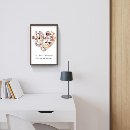 Personalized Puzzle Heart Print – A Symbol of Love &amp; Connection