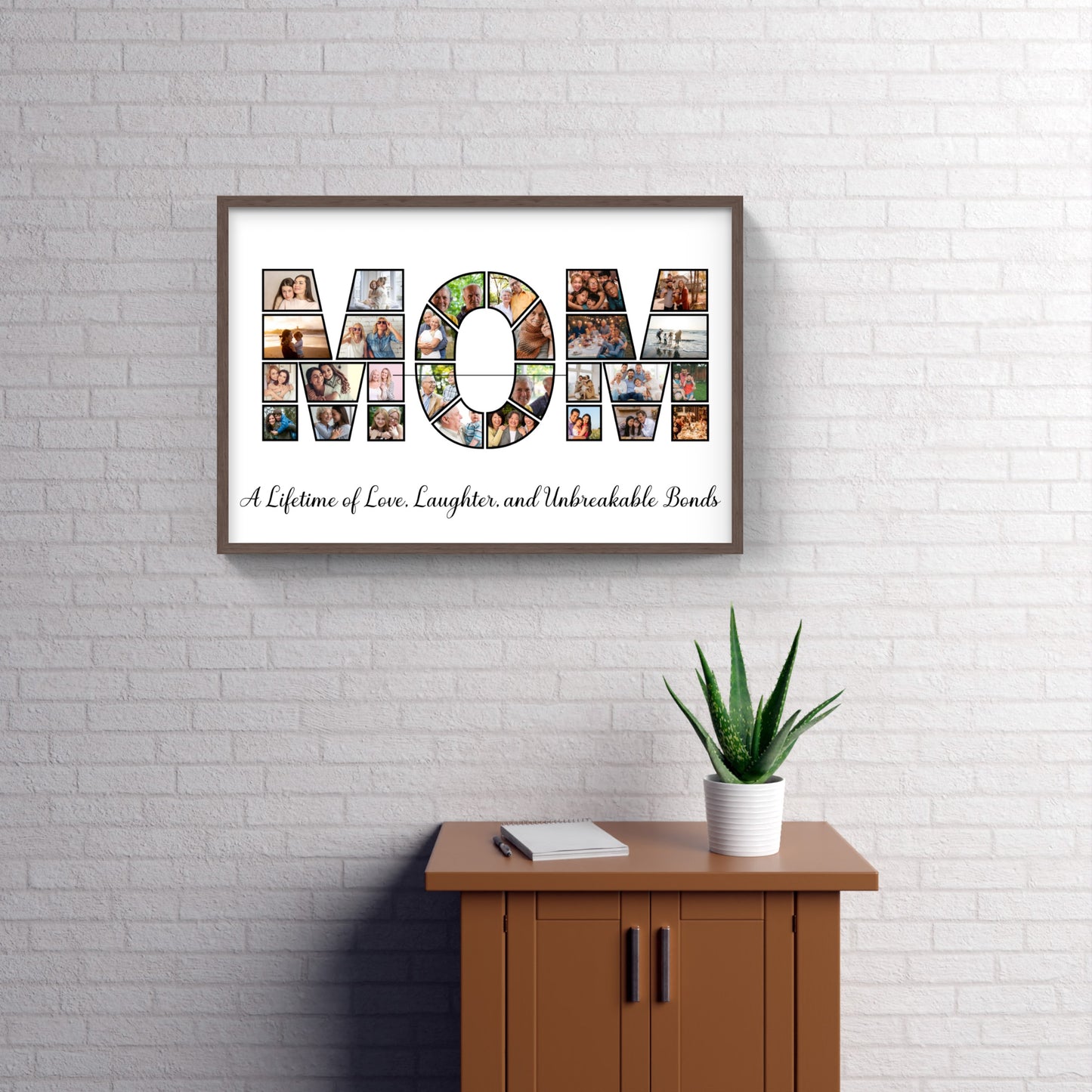 Personalized MOM/DAD Photo Collage Print – A Tribute to Love &amp; Family