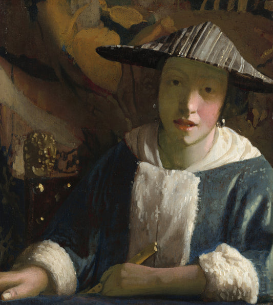 Timeless Elegance - Girl with a Flute