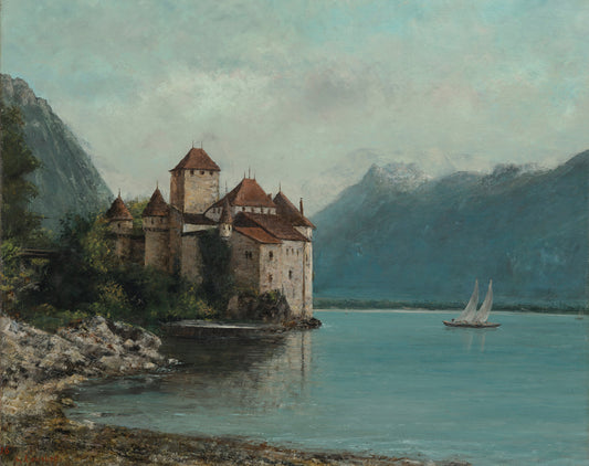 Le Château de Chillon, Lake Geneva" (1876)