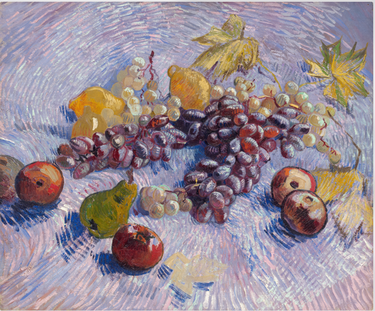Harvest Glow - Grapes and Fruits Ensemble