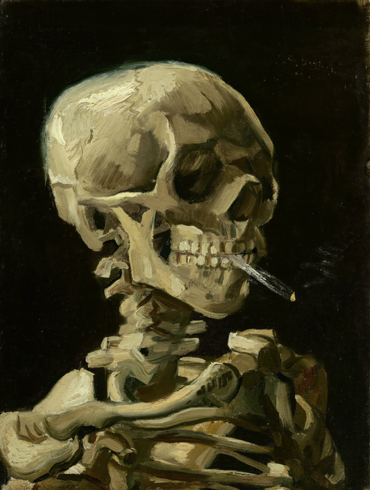 Smoking Shadows - Skeleton with a Cigarette