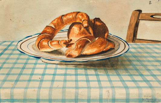 Stillleben mit Gebäckteller (ca. 1905)