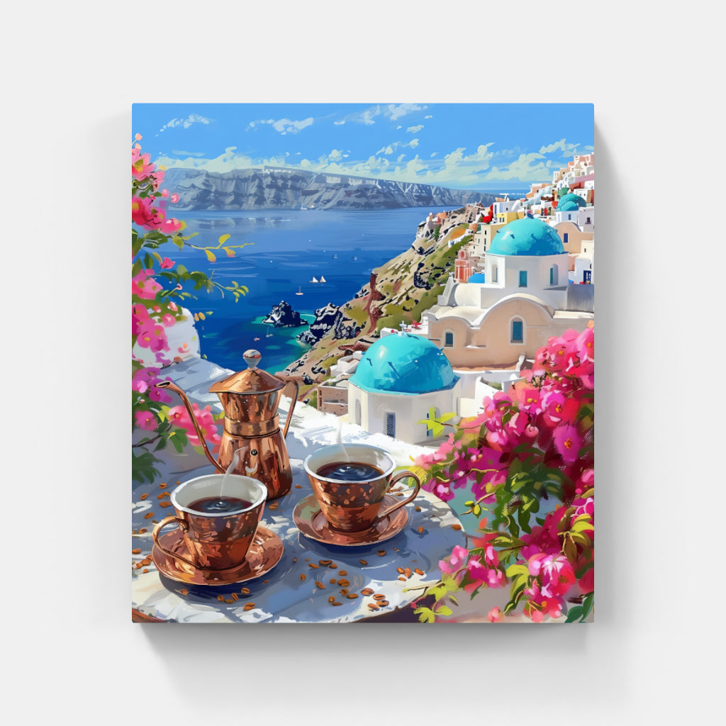 Island Reverie: Café Paradise Exotic Tranquility