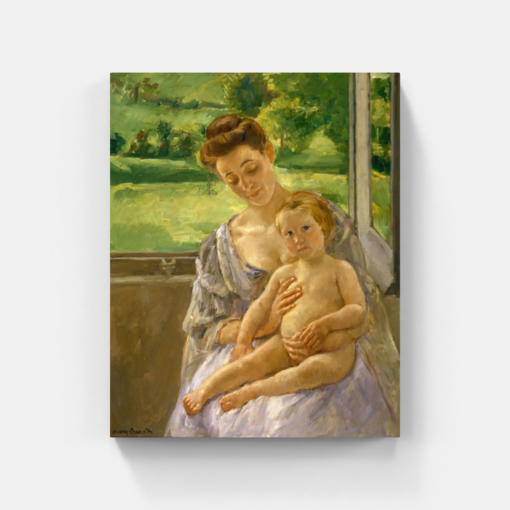 Mother and Child in the Conservatory (1906)