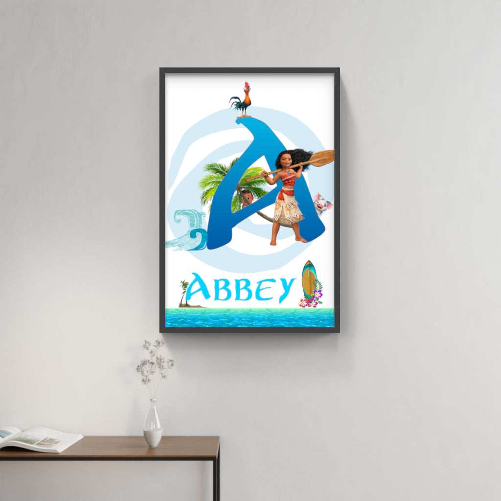 Set Sail with a Personalized Moana-Themed Art Set! 🌊🌺