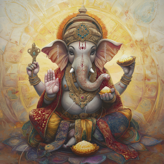Ganesha’s Radiant Blessings
