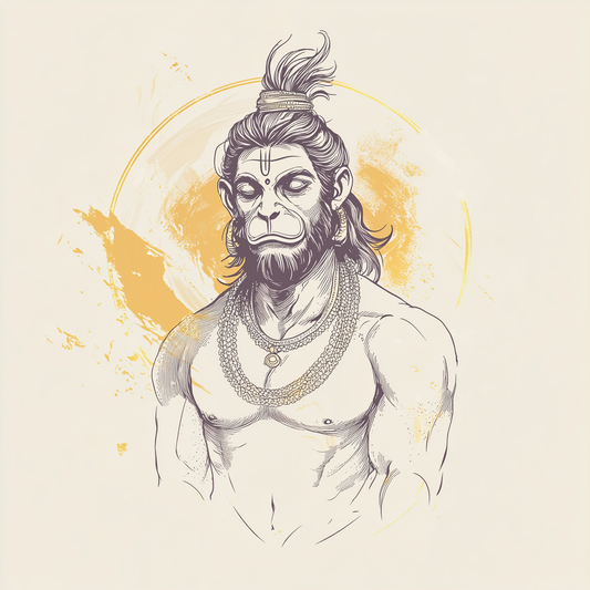 Divine Warrior Lord Hanuman
