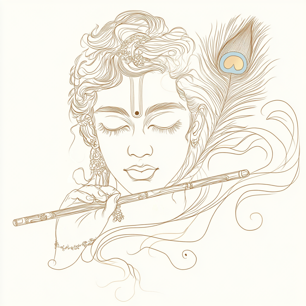 Ethereal Krishna’s Melody