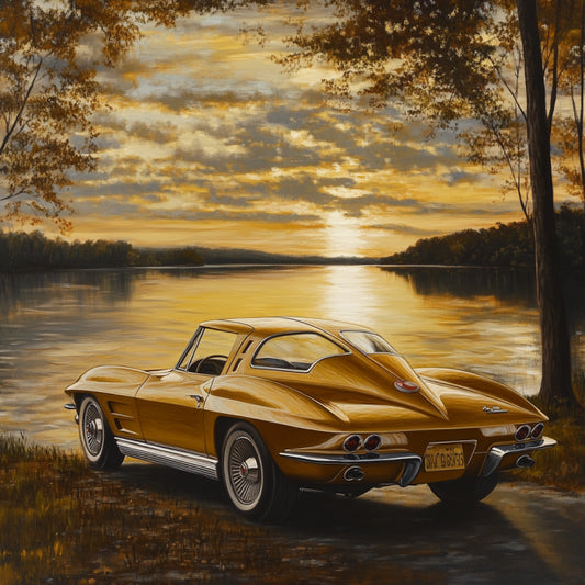 Golden Sunset: 1963 Chevrolet Corvette Stingray