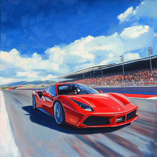 Racing Thrills: Ferrari 488 GTB