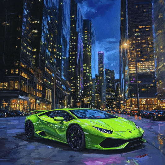 Urban Glow: Lamborghini Huracán