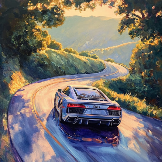 Road Symphony: Audi R8 in Motion